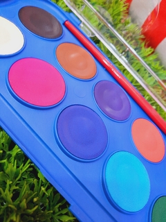 Acuarelas x 12 colores, mas pincel - GIOTTO - 8000825967702 - tienda online