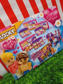 Imagen de Blocky House de Luna y Tommy: LIVING x 80 piezas de RASTI (012278)