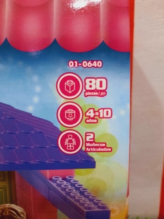 Blocky House de Luna y Tommy: LIVING x 80 piezas de RASTI (012278) - comprar online