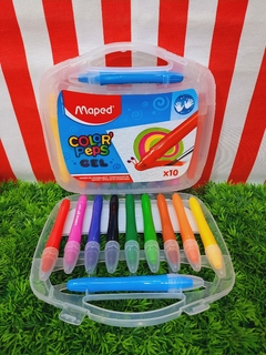Ceras Acuarelables Color´Peps GEL x 10 - MAPED - 3154148363101 en internet