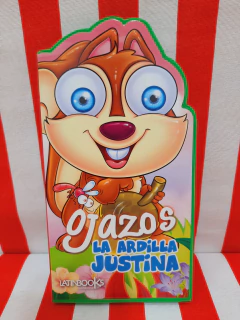 Libro de Goma eva La ardilla Justina - Colección Ojazos - LATINBOOKS - 1838* - tienda online