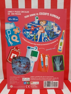 El Cuerpo Humano, libro mas puzzle de Manolito - Libreria Pincelada