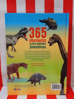 Libro 365 Dinosaurios y Otros Animales Prehistóricos de Guadal (2853) en internet