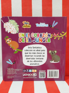 Libro En el corazón de la JUNGLA - Colección Toco y Aprendo: Suaves Texturas - LATINBOOKS - 4760* - tienda online