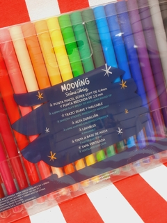 Marcadores Doble Punta MISS BRUSH LETTERING x 20 Coloring - MOOVING - 7799133001772 - comprar online