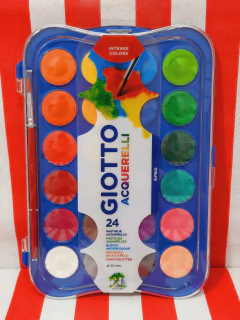 Imagen de Acuarela x 24 colores, mas pincel - GIOTTO - 8000825967726