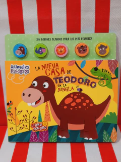 Imagen de Libro La Nueva Casa de Teodoro en la Jungla - Colección Animales Ruidosos - LATINBOOKS - 2179*