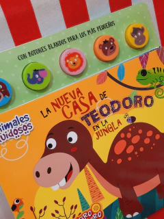 Libro La Nueva Casa de Teodoro en la Jungla - Colección Animales Ruidosos - LATINBOOKS - 2179* - tienda online
