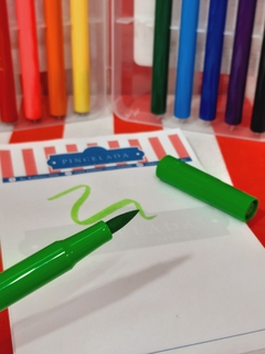 Marcadores Lettering Punta Pincel x 12 de Pelikan (29780)