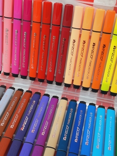 Marcadores Triangulares x 36 colores - EZCO - 6939585808838 - Libreria Pincelada