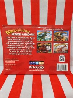 Libro Dinosaurios, grandes cazadores - Colección POP UP 3D de Latinbooks - 3591 - Libreria Pincelada
