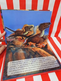 Libro Dinosaurios, grandes cazadores - Colección POP UP 3D de Latinbooks - 3591 en internet