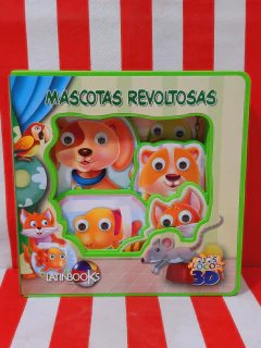 Libro de Goma eva Mascotas Revoltosas - Colección Ojos locos 3D - LATINBOOKS - 1962* en internet