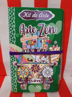 Kit de arte Color Zen y Actividades Verde - Colección Kit de Arte: ZEN - CONCEPTO LATINBOOKS - 1708*