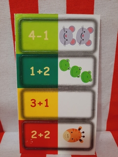 Juego Domino Matemático Animales de Uniesco (025027) - tienda online
