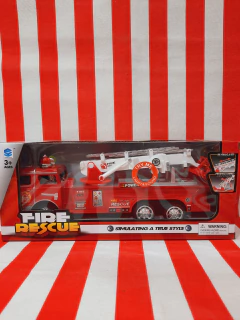 Camion de Bomberos a Fricción con luces y sonido - CYB - 024827