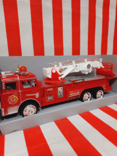 Camion de Bomberos a Fricción con luces y sonido - CYB - 024827 - Libreria Pincelada