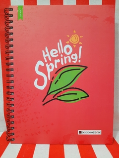 Cuaderno Rojo A4 Flowers de Citanova (132340)