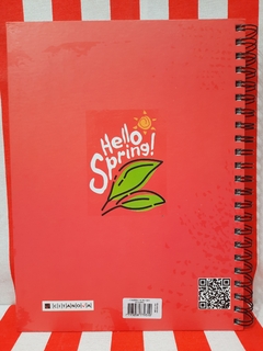Imagen de Cuaderno Rojo A4 Flowers de Citanova (132340)