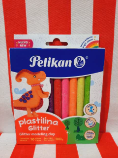 Plastilinas Glitter x10 de Pelikan (29890) en internet