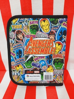 Cartuchera 1 Piso AVENGERS - MULTISCOPE - 7793665285013 - Libreria Pincelada