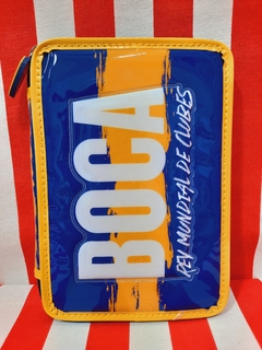 Cartuchera 1 piso con Set Escolar BOCA JUNIORS de Cresko (020781) - comprar online