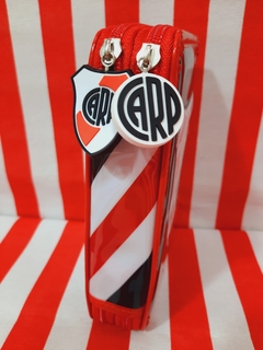 Cartuchera 2 pisos con Set Escolar River Plate de Cresko (020782) - Libreria Pincelada