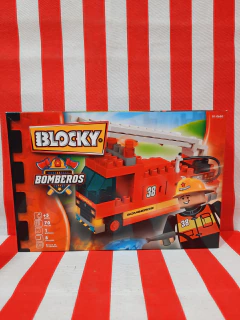 Blocky Bomberos, Autobomba x 70 piezas - RASTI - 7797336006501
