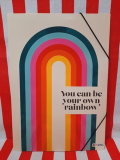 Carpeta Oficio 3 Solapas Rainbow de Mooving (011866) - comprar online