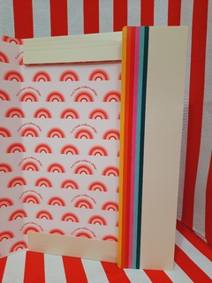 Carpeta Oficio 3 Solapas Rainbow de Mooving (011866) - tienda online