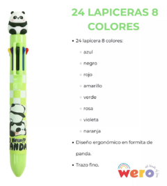 Imagen de Boligrafo 8 colores PANDA - WE4048 - WERO - 7798346408811