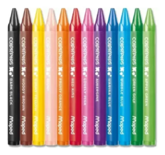 Ceras Color Peps WAX x12 - MAPED - 3154148610113 - comprar online