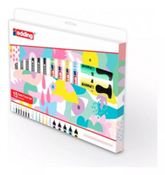 Set Pastel x 15 piezas - EDDING - 7796568961459