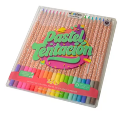 Lapices Pastel tentacion x 20 Coloring - MOOVING (020986) en internet