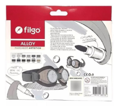 Marcadores Artisticos ALLOY Tonos NEUTROS x 12 de Filgo (36330) - tienda online