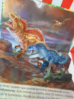 Libros PO UP - Colección Dinosaurios POP UP 3D - LATINBOOKS - 3591* - Libreria Pincelada