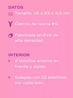 Cartuchera EVA 1 piso KUROMI - MOOVING - 7799133023514 en internet