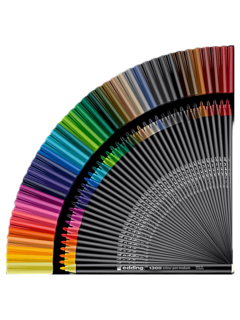 Set Fibras E1300 x 40 colores en caja metalica - EDDING - 4004764877904 en internet