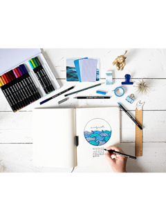 Set Fibras E1200 x 20 colores en caja metalica - EDDING - 4004764875177 en internet