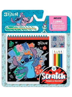 Set Libro, Lapices y Stickers STITCH de Vertice (024970)