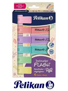Resaltadores Pastel x 6 - PELIKAN - 7703064003019 - comprar online