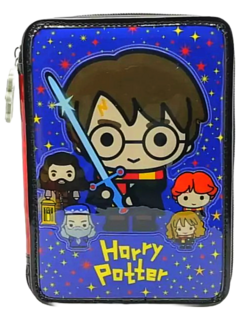 Cartuchera 1 piso con Set Escolar Harry Potter de Cresko (020781)