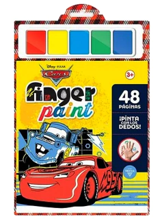 Libro Cars ¡Pinta con los dedos! de Vertice (026813)