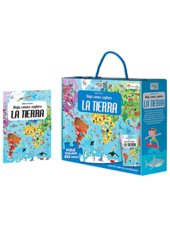 Viaja, Conoce, Explora La Tierra, Libro y Puzzle x 205 piezas de Manolito