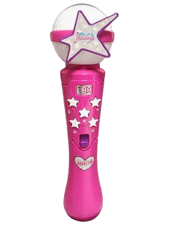 Microfono con luces y sonido de Juliana (8393) - comprar online