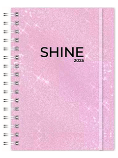 Agenda Shine 2025 - DIA x HOJA - 10 x 15 - Onix - (550070) - comprar online
