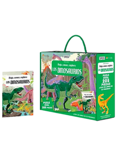 Los Dinosaurios, Libro y Puzzle x 205 piezas de Manolito