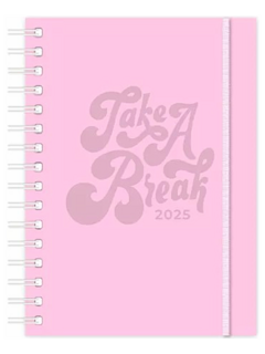 Agenda Pastel Vinilica 2025 - DIA x HOJA - 16 x 22 - Onix - (55020) - comprar online