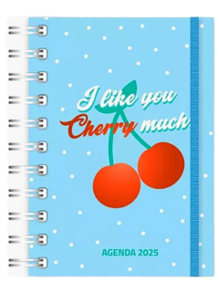 Agenda Cherry 2025 - DIA x HOJA - 10 x 15 - Onix - (55070) en internet