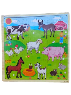 Rompecabezas de Madera Animales de La Granja - CYB (026277)